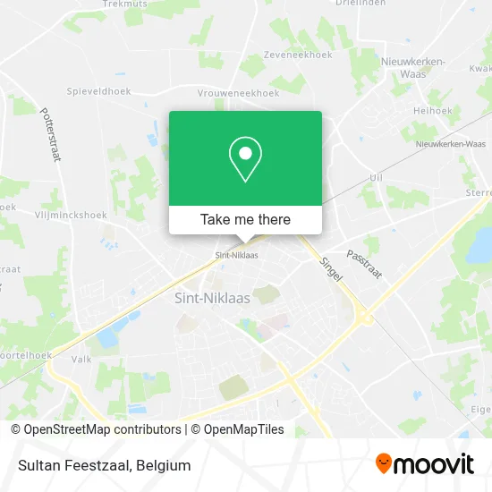 Sultan Feestzaal map