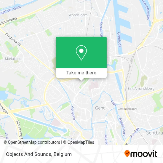 Objects And Sounds map
