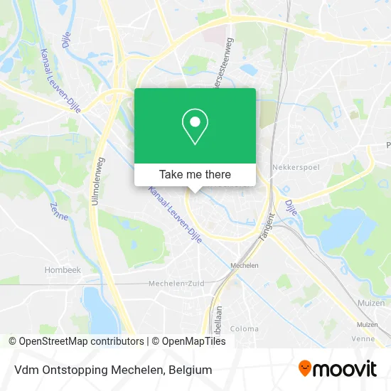 Vdm Ontstopping Mechelen map
