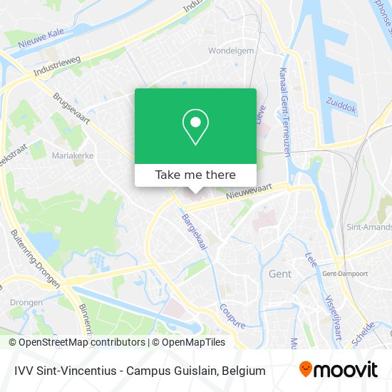 IVV Sint-Vincentius - Campus Guislain map