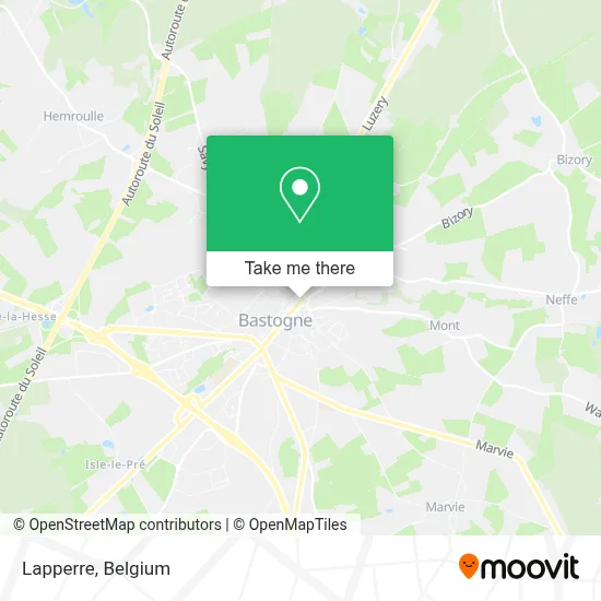Lapperre map