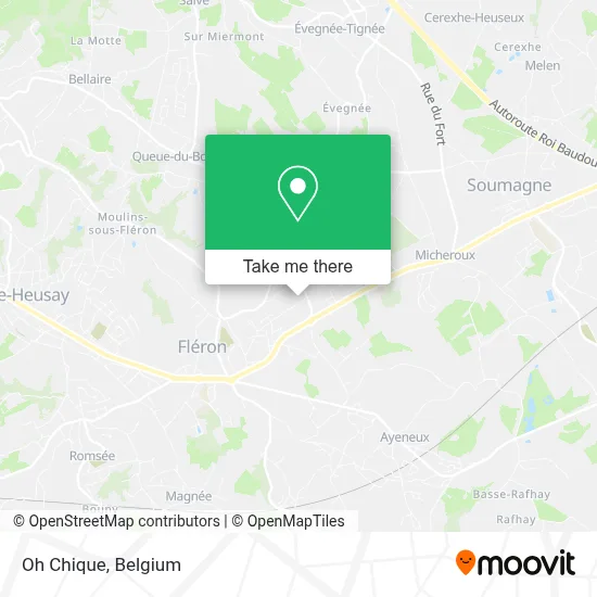 Oh Chique map