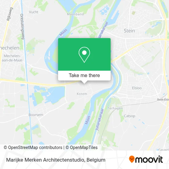 Marijke Merken Architectenstudio map