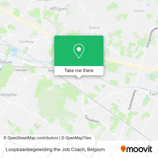 Loopbaanbegeleiding the Job Coach map
