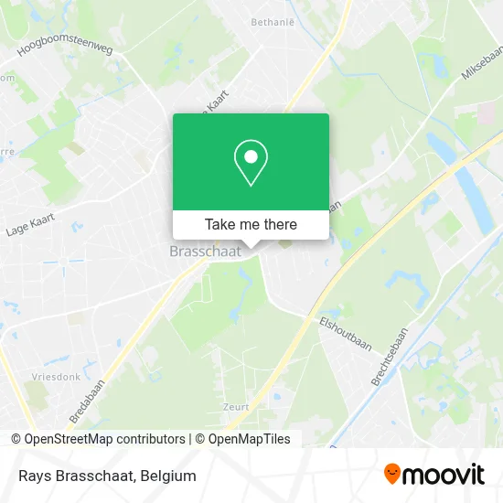 Rays Brasschaat map