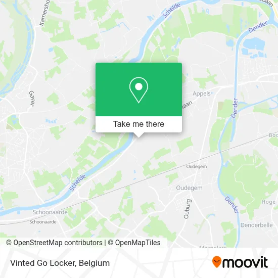 Vinted Go Locker map