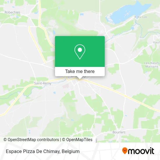 Espace Pizza De Chimay map