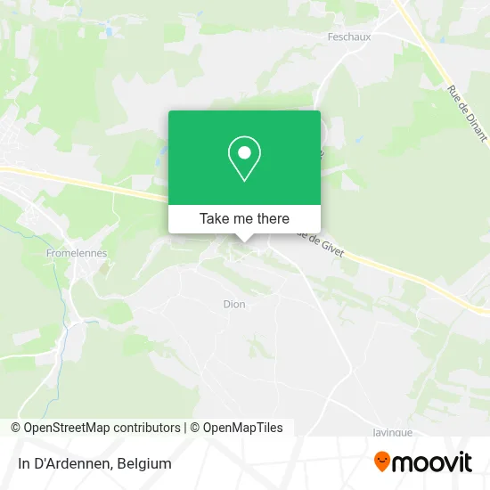 In D'Ardennen map