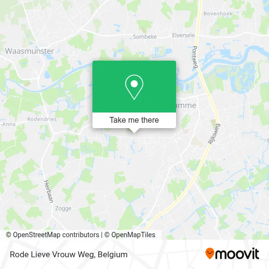 Rode Lieve Vrouw Weg plan