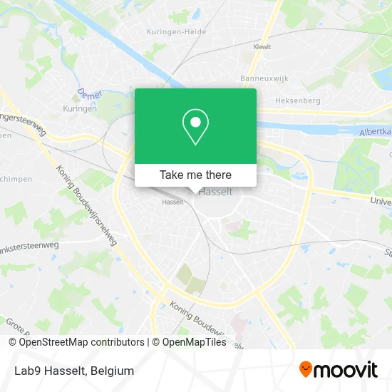 Lab9 Hasselt map