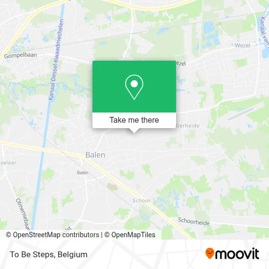 To Be Steps map