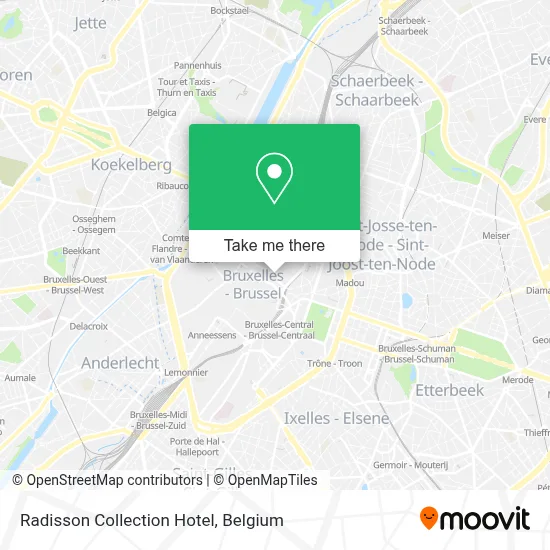 Radisson Collection Hotel map