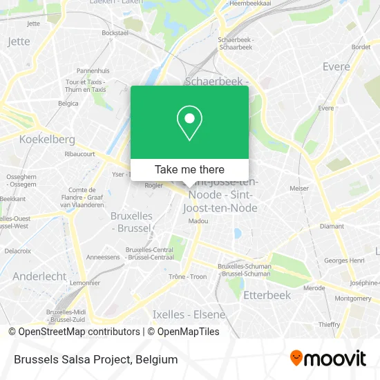 Brussels Salsa Project map