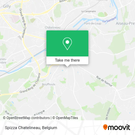 Spizza Chatelineau map