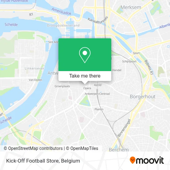 Kick-Off Football Store map