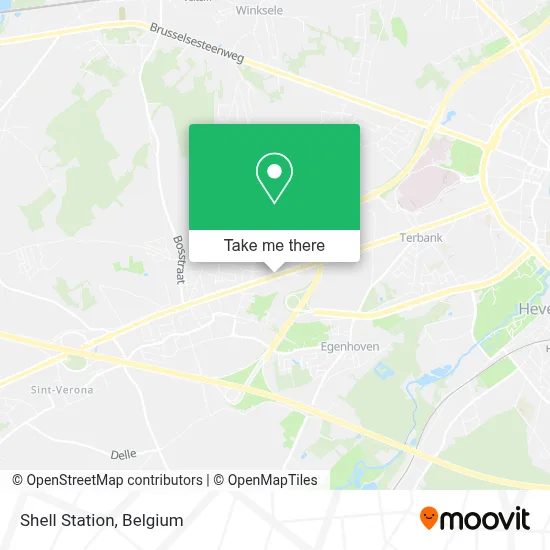 Shell Station map