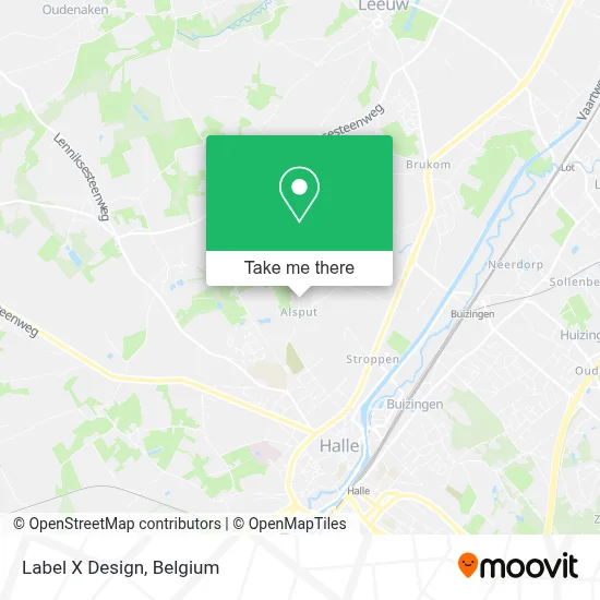 Label X Design map
