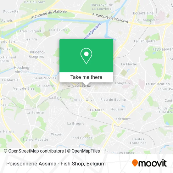 Poissonnerie Assima - Fish Shop map