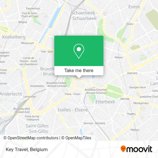 Key Travel map