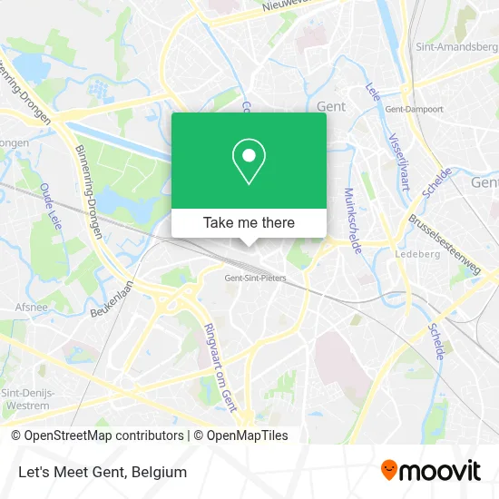 Let's Meet Gent map