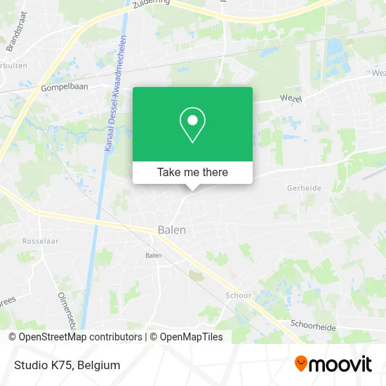 Studio K75 map