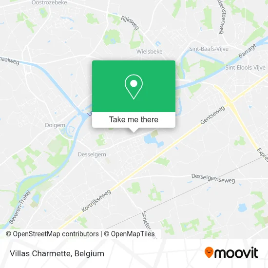 Villas Charmette map