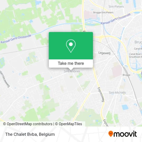 The Chalet Bvba map