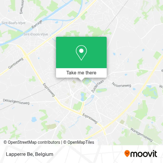 Lapperre Be map