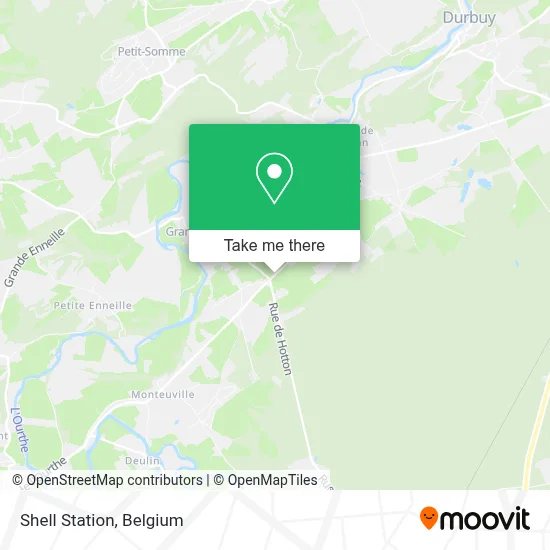 Shell Station map