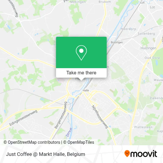 Just Coffee @ Markt Halle map