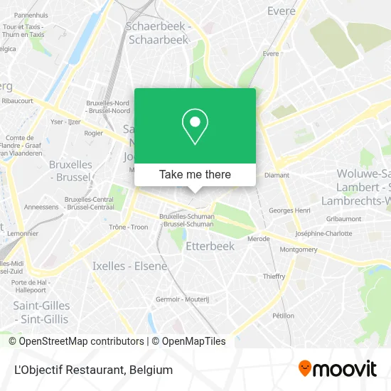 L'Objectif Restaurant map