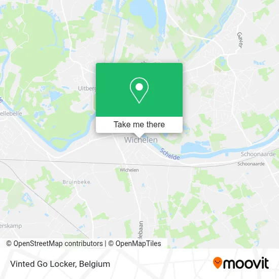 Vinted Go Locker map