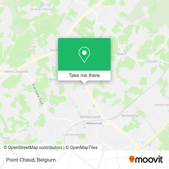 Point Chaud plan