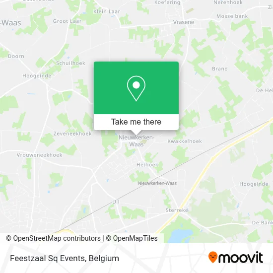 Feestzaal Sq Events map
