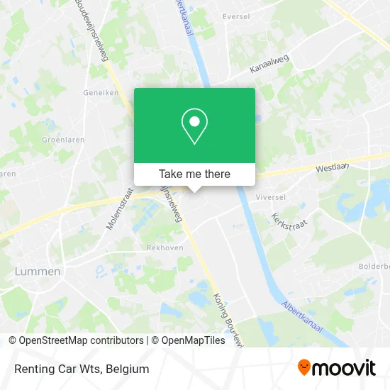 Renting Car Wts map