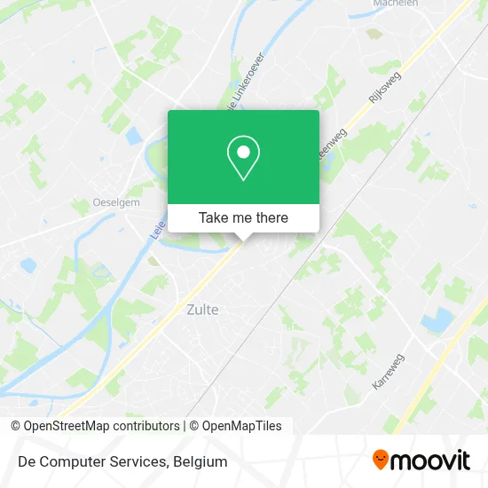 De Computer Services map
