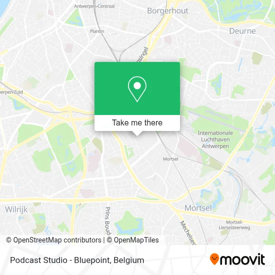 Podcast Studio - Bluepoint map