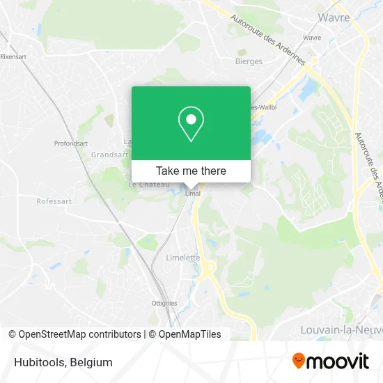 Hubitools map