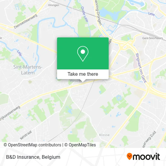 B&D Insurance map