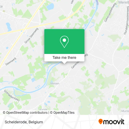 Schelderode map