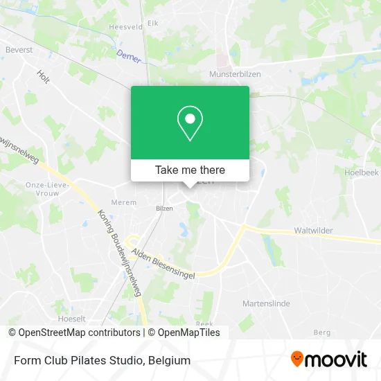 Form Club Pilates Studio map