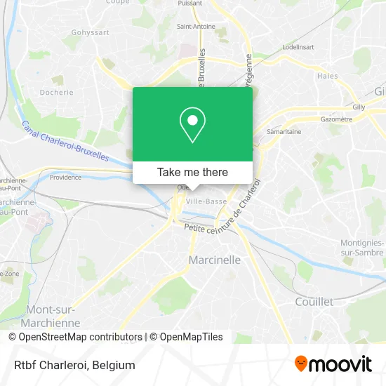 Rtbf Charleroi map