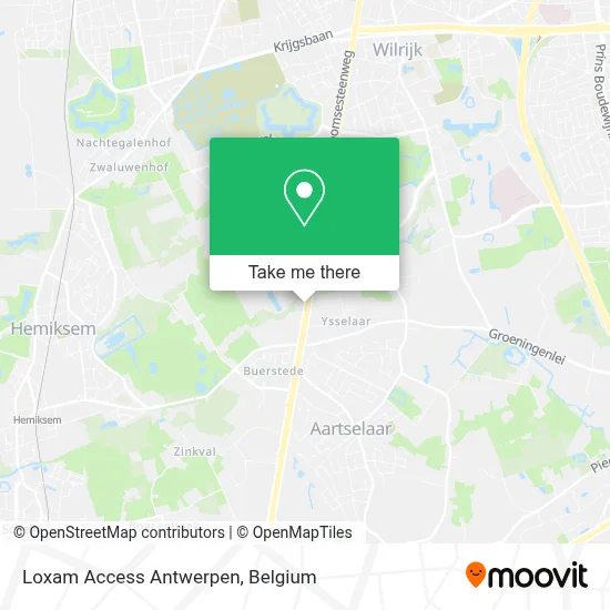 Loxam Access Antwerpen map