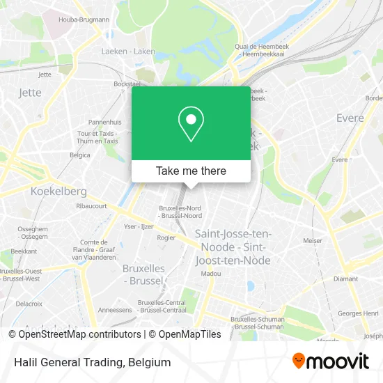 Halil General Trading map