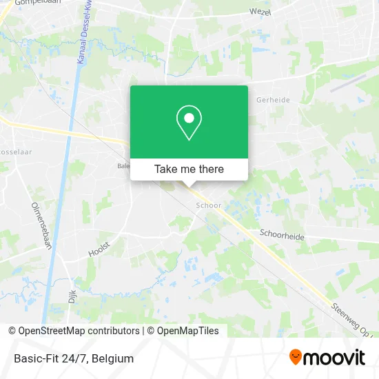Basic-Fit 24/7 map