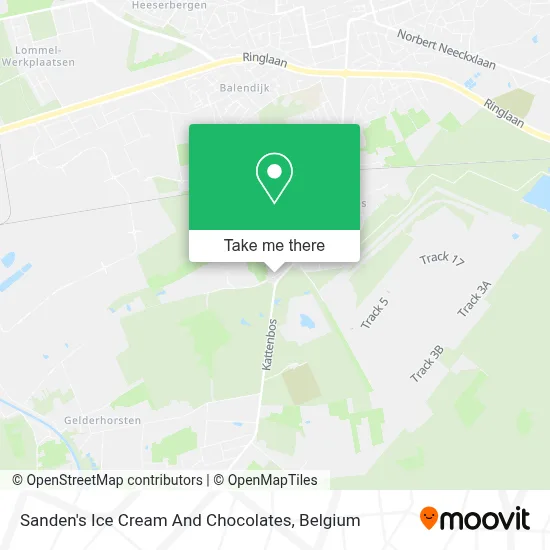 Sanden's Ice Cream And Chocolates map