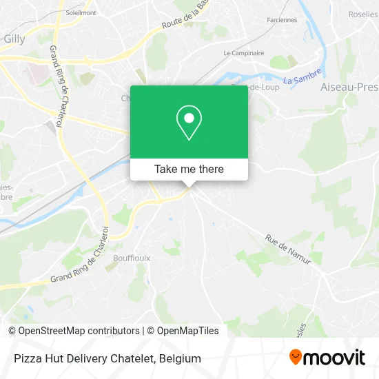 Pizza Hut Delivery Chatelet map