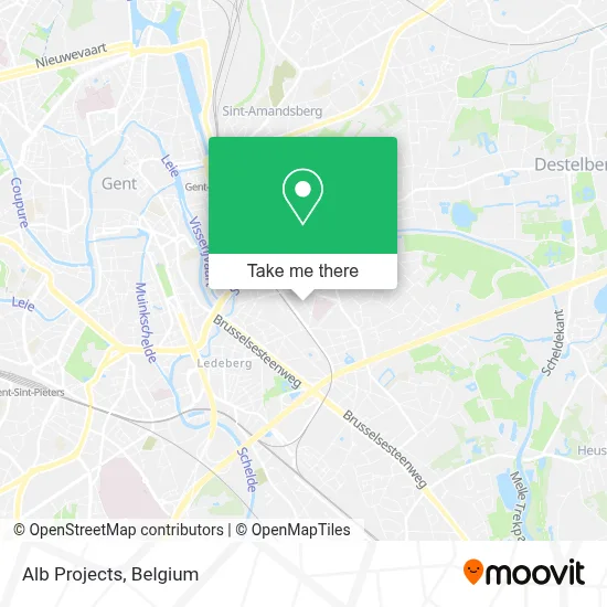 Alb Projects map