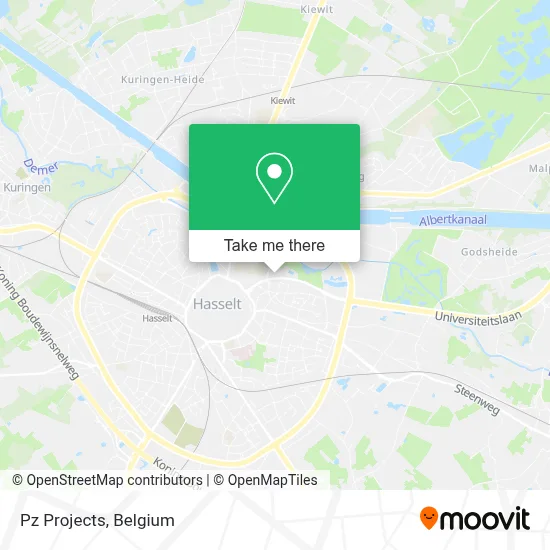 Pz Projects map