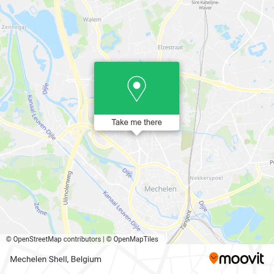 Mechelen Shell map